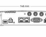 Sierra Wireless AirLink LX60 w/ AT&T/T-Mobile/Canada 3G/4G/LTE + WiFi/GNSS - Back View Measurements 